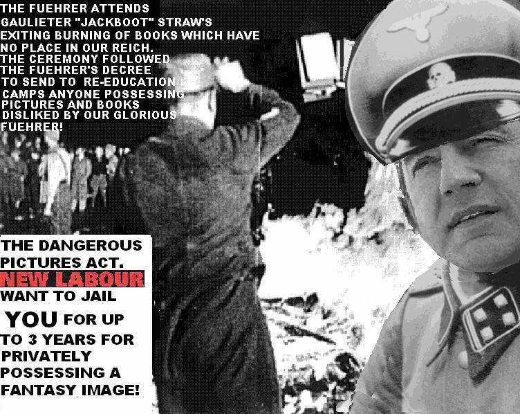 Fuehrer attends book burning 