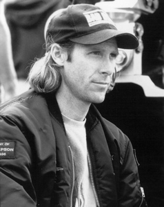 Michael Bay on the set of The Rock